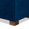 Baxton Studio Roanoke Navy Blue Velvet Upholstered Grid-Tufted Storage Ottoman Bench 160-9929 - alternate 4